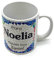 PLUS HOME Taza personalizada con nombre. Regalos personalizados con nombre y texto. Tazas con frases originales.NOELIA