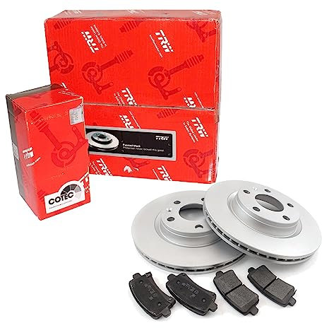 TRW Bremsen Set Bremsscheiben Scheibenbremsen Ø320 belüftet vorne + Bremsbeläge Bremsklötze für Tucson i40 CW IX35 Sportage