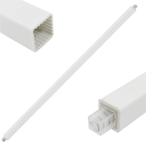 24 Inch Plastic Spring Loaded Towel Bar Replacement Rod for Ceramic Holders