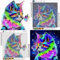 Bellatoi 2 Stück Diamond Painting Katze Set, 5D Diamant Painting Bilder Katzen, Geeignet für Erwachsene und Kinder, Diamant Malerei Komplett set für Schlafzimmer Wohnzimmer Wand Eingang Deko