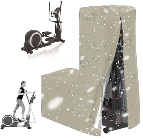 Résistant Housse de Vélo Elliptique,Imperméable Housse de Protection pour Vélos Elliptique D'appartement, Baches de Couverture Crosstraine Machine pour Intérieur et Extérieur(Size:210D：140*64*165cm,Co