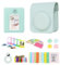 Fiorky Étui + Album + Cadres + Miroir + Filtres + Autocollant 7 en 1 Accessoires pour Appareil Photo instantané Appareil Photo pour Appareil Photo instantané Fujifilm Instax Mini 12 (Vert)