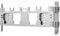 Packout Mount – Front & Side Packout Mounting Plate Compatible with Milwaukee Packout Toolbox-Mounts Crates, Full Size & Half Size Packouts and Milwaukee Packout Accessories-Screws Included – Silver