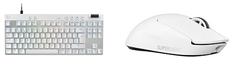 G Pro TKL Rapid Keyboard (US INTL Layout - Linear) + G Pro X Superlight 2 Gaming Mouse EWR2 - White