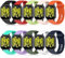 BDIG 10 pezzi Cinturino Compatibile con Xiaomi Redmi Watch 5 Active/5 Lite,22mm Colorato traspirante Braccialetto Sportivo di Ricambio in Morbido Silicone