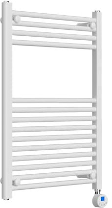 Lux Heat Electric White Ladder Towel Radiator 800mm (H) x 600mm (W)