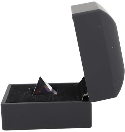 AKLOSIPY 20 Mm Pyramid Prism Premium Optisches Glas, Manipuliert Licht, um Kaleidoskopische Muster zu Erstellen, Ideal für die Fotografie für Heim- und Fotostudio.