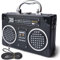 BAIFULAI Vintage Radio Geformte Umhängetasche, 19 x 12 x 5 cm Kassette Handtasche, PU Retro Schräge Kettenbeutel, Tasche Kassetten Schultertasche Frauen für 80er 90er Jahre Disco Party Dekoration