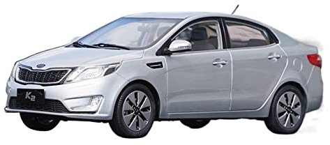 YCNXEB Miniatur Modelle 1 18 Für Kia K2 Druckguss Metall Skala Simulation Auto Modell Spielzeug Geschenk Indoor Display Originalgetreue Nachbildung(A)