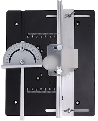 Router Tischeinsatzplatte, Routerplatte mit Höhenverstellbarer Aluminiumlegierung Stahlfräsen Trimmmaschineneinsatz -Board -Router Aufzüge für Holzbearbeitung für Holzbearbeitungsprojekte
