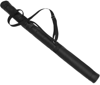 UKCOCO Baseballschlägertasche aus Robustem Pu Leder mit Trageschlaufe Multifunktionale Schutzhülle für Baseballschläger Praktische Aufbewahrungstasche für Sport