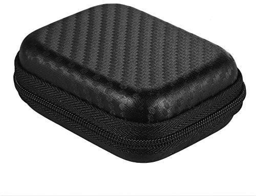 Generico Custodia per fotocamera PU impermeabile Borsa di stoccaggio serie Hero e fotocamere d azione Yi con tasca a rete