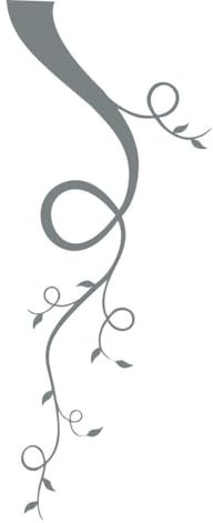 CLICKANDPRINT Aufkleber » Baum-Ranke, 90x35,5cm, Grau • Wandtattoo/Wandaufkleber/Wandsticker/Wanddeko/Vinyl