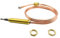 Terre étoile à gaz universel thermocouple 0.6 metres de long utilisé sur grille pour barbecue ou Foyer Chauffage ou chauffage de l'eau à gaz M8 x 1 Écrou d'extrémité et tête à bout