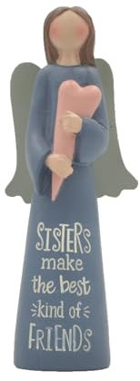 Blossom Bucket Sisters Love' Angel W/Heart Deko für zu Hause