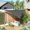 LOVE STORY Voile d'ombrage Triangulaire 3x3x3m Toile Ombrage Respirant HDPE Protection 95% UV pour Jardin Extérieur Terrass,Anthracite
