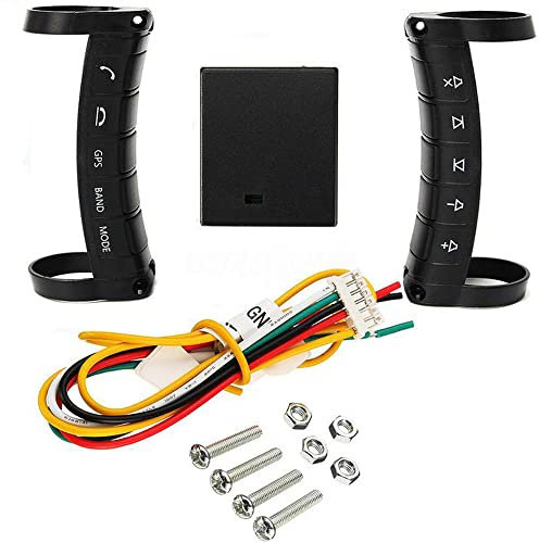 PolarLander Telecomando Universale Pulsante Volante per Auto Telecomando Navigazione per Auto Dvd / 2 DIN Android/Finestra Bluetooth Wireless