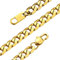 GOLDCHIC JEWELRY 6mm Curb Link for Men Women, 18K Gold Plated Man Chain Necklace with Gift Box
