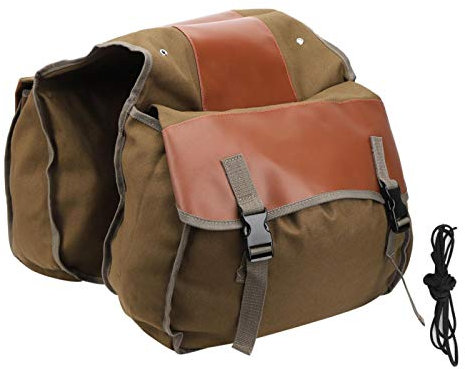 Alomejor Fahrrad Gep?cktasche 3 in 1 Gro? Wasserdicht Gep?cktr?ger Tasche Fahrrad-R¨¹cksitztasche f¨¹r Damen Herren (Khaki)