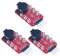 Niederspannungsalarm Buzzer POWERTOOL RC-Lipo Batterie Niederspannungsalarm 2S-3S Buzzer Batteriemonitor Checker Tester mit LED-Anzeige für Lithiumbatterie (3 Stück)