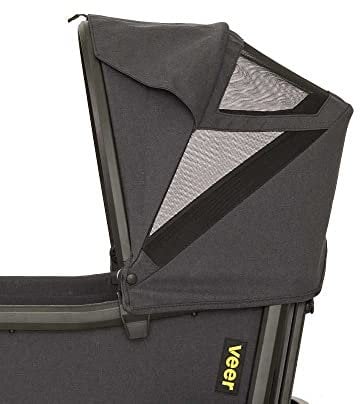 Veer Unisex – Babys Cruiser Sonnendach, dunkelgrau/schwarz, L:50,8 x B:53,3 x H: 5 cm