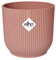elho Vibes Fold Round 25 - Flower Pot from 100% Recycled Plastic - Indoor plant pot - Ø 25.0 x H 23.0 cm - Pink/Delicate Pink