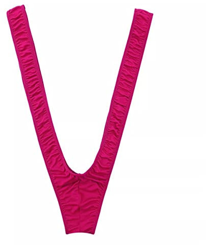 VemeFufu String Homme Maillot de Bain Tenue Hommes Rouge Rose