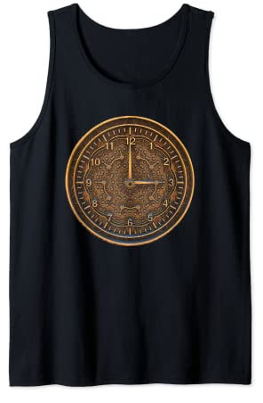 Steampunk Vintage Rusty Art Deco alte Uhr Cool Tank Top