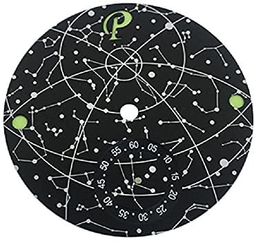 TECKEEN 36 mm Uhren-Ersatz-Zifferblatt, kleine Sekunde bei 6 für ST3620 ETA 6498 Uhrwerk, Schwarz/Grün