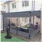 Aoisavch Outdoor Curtains for Pergola with Eyelet and Zipper, 0.5mm Transparent Waterproof Pergola Side Panels, 60 Sizes (Color : Clear grey, Size : 7x7m/22.9x22.9ft)