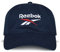 Reebok Unisex-Erwachsene Casual Relaxed Logo Cap with Adjustable Strap for Men and Women (One Size Fits Most) Baseballkappe, Marineblau, Einheitsgröße