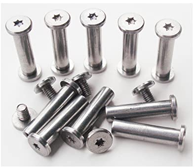 KNIFIUS Pasadores plegables para cuchillos plegables, remaches para cuchillos EDC, tornillos de bolsillo, juego de 10