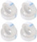 8 Rollen Medizinisches Klebeband, Chirurgisches Verband Klebeband, Selbstklebendes Mullband, Mikroporen Erste Hilfe Band, 1.25 cm x 9.1m, Klebeband Vlies Bandage, Medizinisches Tape