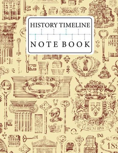 History Timeline Notebook: A timeline book of world history | Homeschool History Book of Centuries | 110 Blank Pages 8.5 x 11IN, for Schools