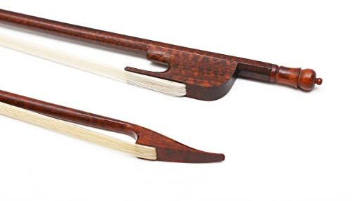 WUQIMUSC 4/4 volle Größe Violine Bogen Schlangenholz Barock Stil Bogen Gut Balance Natürliche Pferdehaar