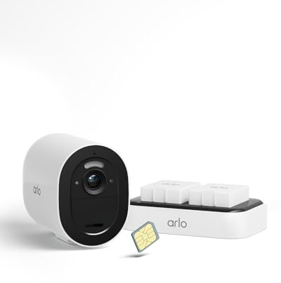 Arlo Go 2 3G/4G LTE Wireless Security Camera Outdoor, WiFi or SIM & Certified Accessory | Dual Charging Station, White