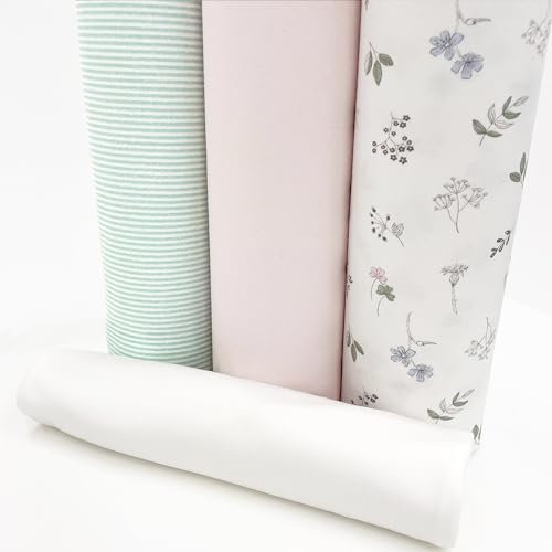 PAWOTEX Jersey stoff meterware Kinder Baumwollstoff meterware Jersey stoff Kinder 100% Baumwolle Jersey stoff kinder mädchen Jersey stoff jungen 150cm x 50cm