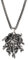 GTHIC Medusa-Anhänger, Gorgone, Schlange, Schlange, griechische Mythologie, Anhänger mit Kette, Edelstahl, Schmuck, Geschenk, mit 70 cm langer Kette