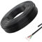 4x0,32mm2 Cavo Elettrico Flessibile in PVC Nero - 4 Conduttori, Lunghezza 20 Metri - Prolunga per Strisce LED