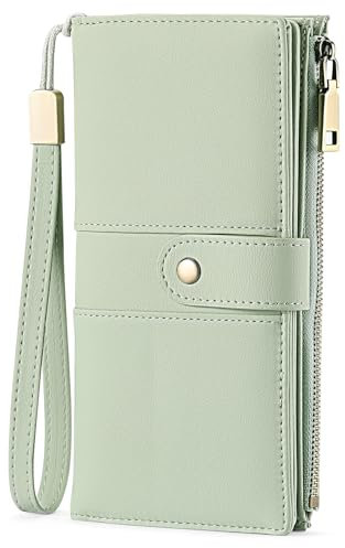 GAEKEAO Portefeuille Femme, Porte,Monnaie Femme Grande Capacité, Porte Feuilles pour Femme avec Protection RFID