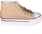 Ladies Canvas Trainers Shoes Women Sneakers Platform Lace Up Pumps Casual Boots Size Khaki 6