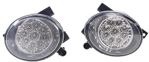 FENVY Auto Frontstoßstange Nebelscheinwerfer für Tiguan 2012-2013 Caddy 2011-2013 5K0941699 5K0941700,Auto Frontstoßstange Nebelscheinwerfer Montag,Tagfahrlicht