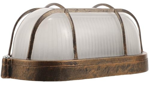 RuiYiL Explosionslampe für Saunaräume, Wandleuchten, Schottenleuchte für Wand oder Decke, feuchter Ort für Saunaräume, beständig gegen hohe Temperaturen, runde Pools, Whirlpools