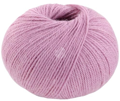 LANA GROSSA Natural Lama Fine | Feine Baby-Lama Fasern klassisch verzwirnt | Handstrickgarn aus 100% Lama (Baby) | 50g Wolle zum Stricken & Häkeln | 150m Garn FB102