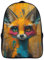 FSHAOETCO Fox Rucksack Schulrucksack Jungen Teenager Schulranzen Wasserdicht Rucksäcke Schule Tasche Damen Daypack Für Männer Frauen Reisen,Schultasche 40x28x16cm