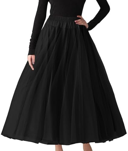 BGFIPAJG Costume da Bagno Bambina con Gonna Gonna Blu Gonne Tulle Fucsia Donna Gonna Raso Rossa Bambina Gonna Jeans Donna Lunga con Spacco Gonna A Ruota Rossa Bambina