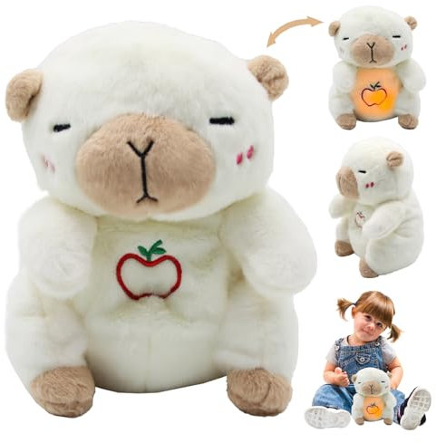 Peluche Loutre Qui Respire, Sommeil Loutre Qui Respire, Ma Loutre Câlins Bonne Nuit Peluche, Doudou Loutre Qui Respire Peluche, Peluche Qui Respire et Battements de Coeur, pour Filles et Garçons