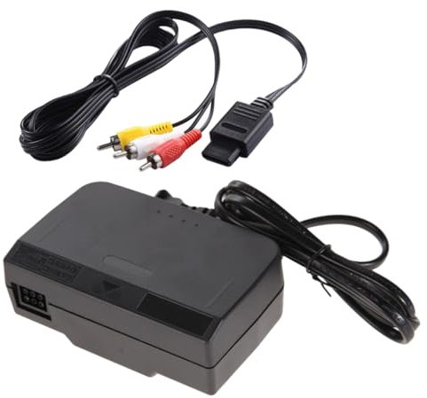 DOITOOL 1 Satz Ladegerät Kompatibel Für N64 Netzteil Spiel Netzteil Für N64 Spielzubehör Black