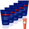 Men After Shave Balsam Sensitiv 5x 100 ml I Beruhigende Pflege für empfindliche Haut I Mit Bio-Aloe Vera und Ringelblumenextrakt I Ohne Parabene und Silikone I Spar-Set plus Pharma Perle give-away