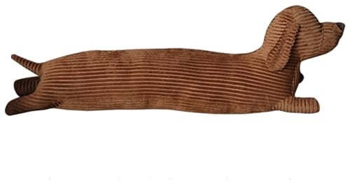 Dackel-Hunde-Plüsch-Umarmungskissen, Langes Stofftierkissen, Plüsch-Hundekissen, Körperkissen, Langes Schlafkissen, Gefüllte Weiche Tierkissen, Ausgestopfter Dackelhund Plüsch
